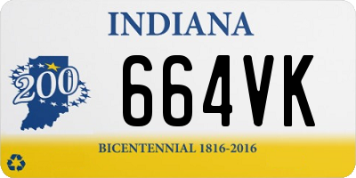 IN license plate 664VK