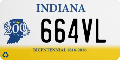 IN license plate 664VL