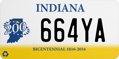 IN license plate 664YA