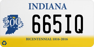 IN license plate 665IQ