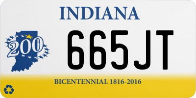 IN license plate 665JT
