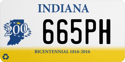 IN license plate 665PH
