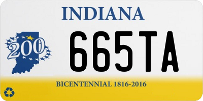 IN license plate 665TA