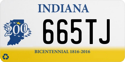 IN license plate 665TJ