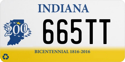 IN license plate 665TT