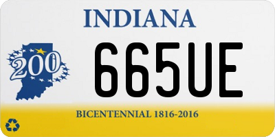 IN license plate 665UE