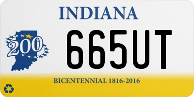 IN license plate 665UT