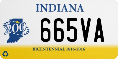 IN license plate 665VA