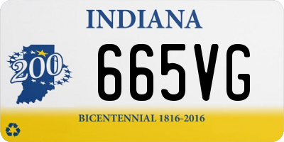 IN license plate 665VG