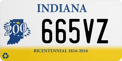 IN license plate 665VZ