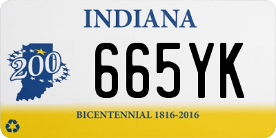 IN license plate 665YK