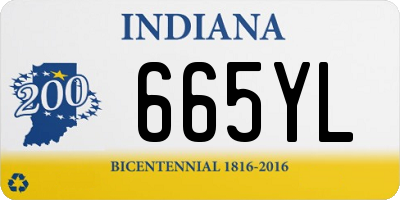 IN license plate 665YL