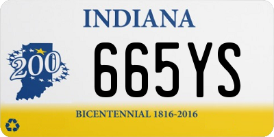 IN license plate 665YS