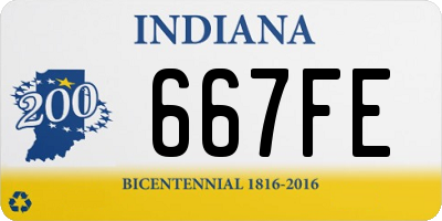 IN license plate 667FE