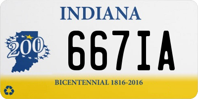 IN license plate 667IA