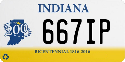 IN license plate 667IP