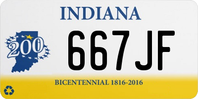 IN license plate 667JF