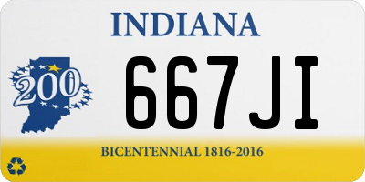 IN license plate 667JI