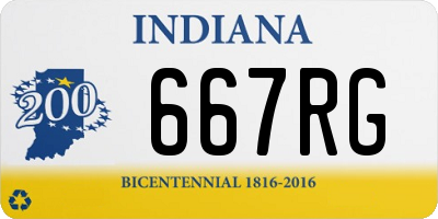 IN license plate 667RG