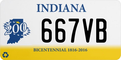 IN license plate 667VB