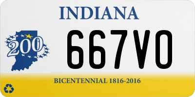 IN license plate 667VO