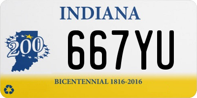 IN license plate 667YU