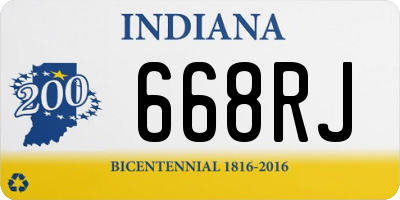 IN license plate 668RJ