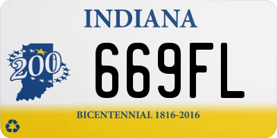 IN license plate 669FL