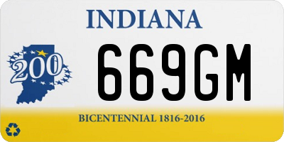 IN license plate 669GM