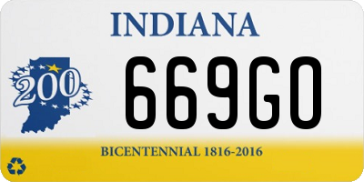 IN license plate 669GO