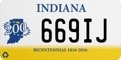 IN license plate 669IJ