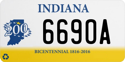 IN license plate 669OA