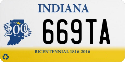 IN license plate 669TA