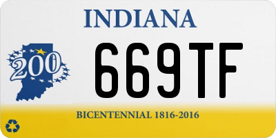 IN license plate 669TF