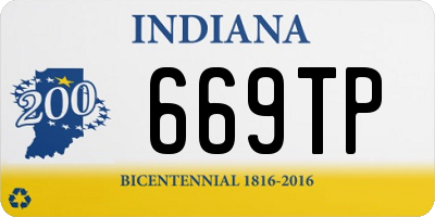 IN license plate 669TP
