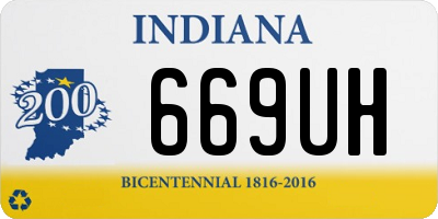 IN license plate 669UH