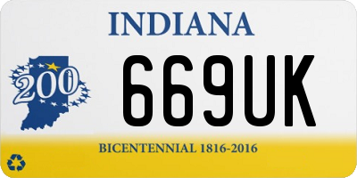 IN license plate 669UK