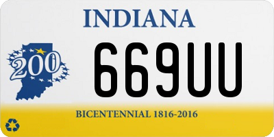 IN license plate 669UU