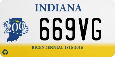 IN license plate 669VG