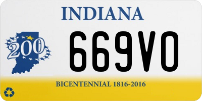 IN license plate 669VO
