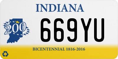 IN license plate 669YU