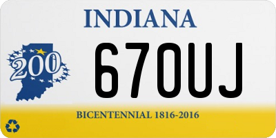 IN license plate 670UJ