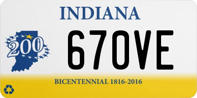 IN license plate 670VE