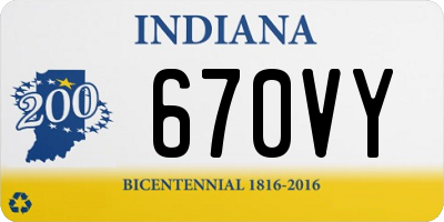 IN license plate 670VY