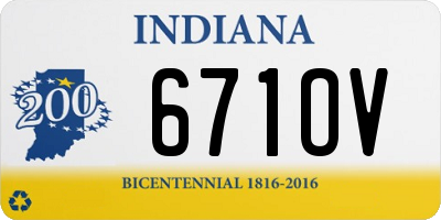 IN license plate 671OV