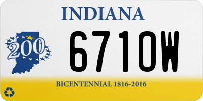 IN license plate 671OW