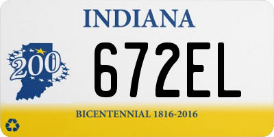 IN license plate 672EL