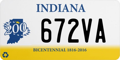 IN license plate 672VA