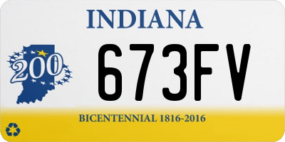 IN license plate 673FV