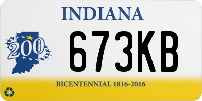 IN license plate 673KB